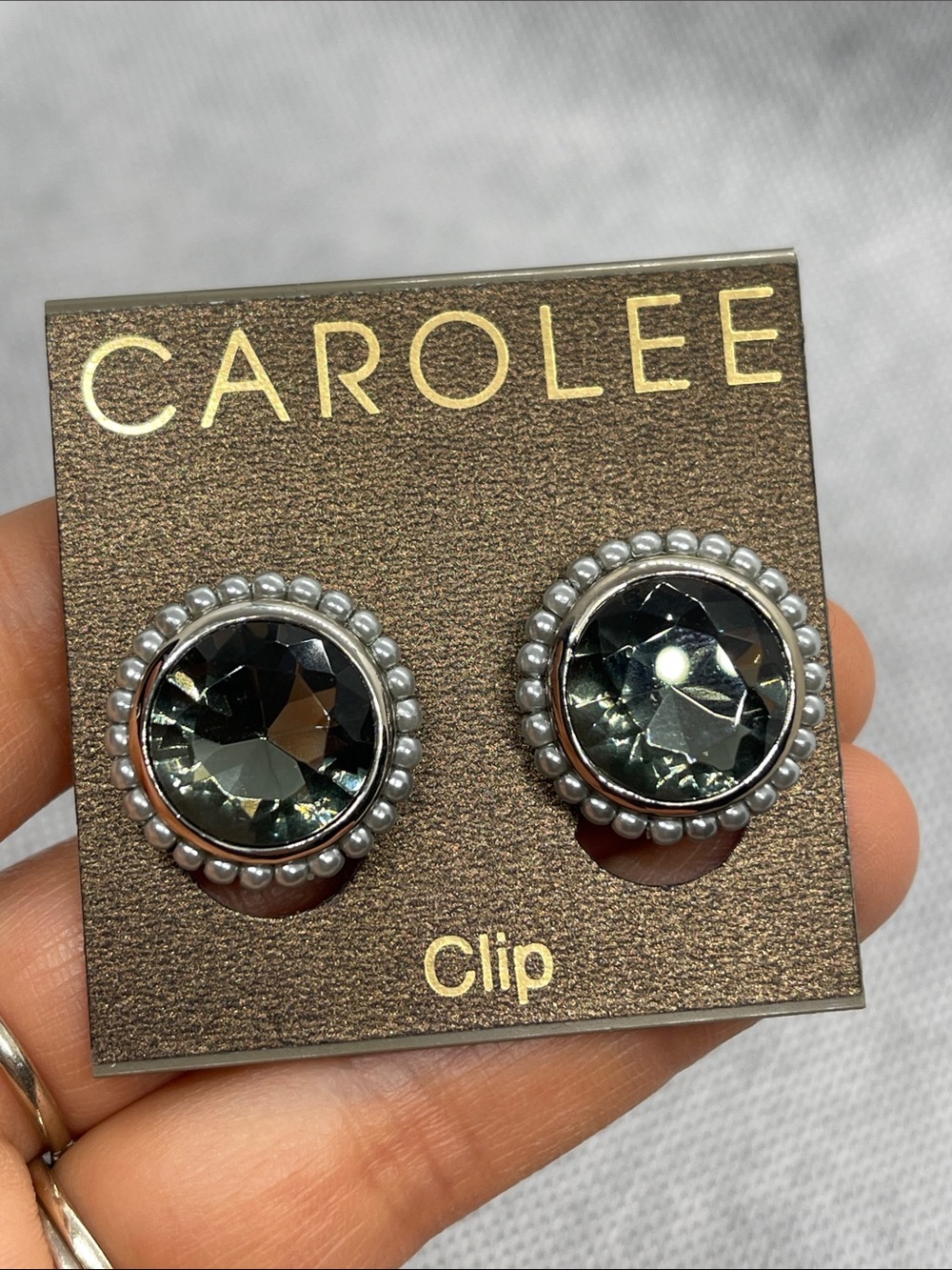 Clip style earring